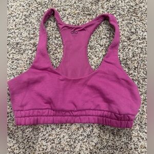 Alo Pink Sports Bra, Size Smalll